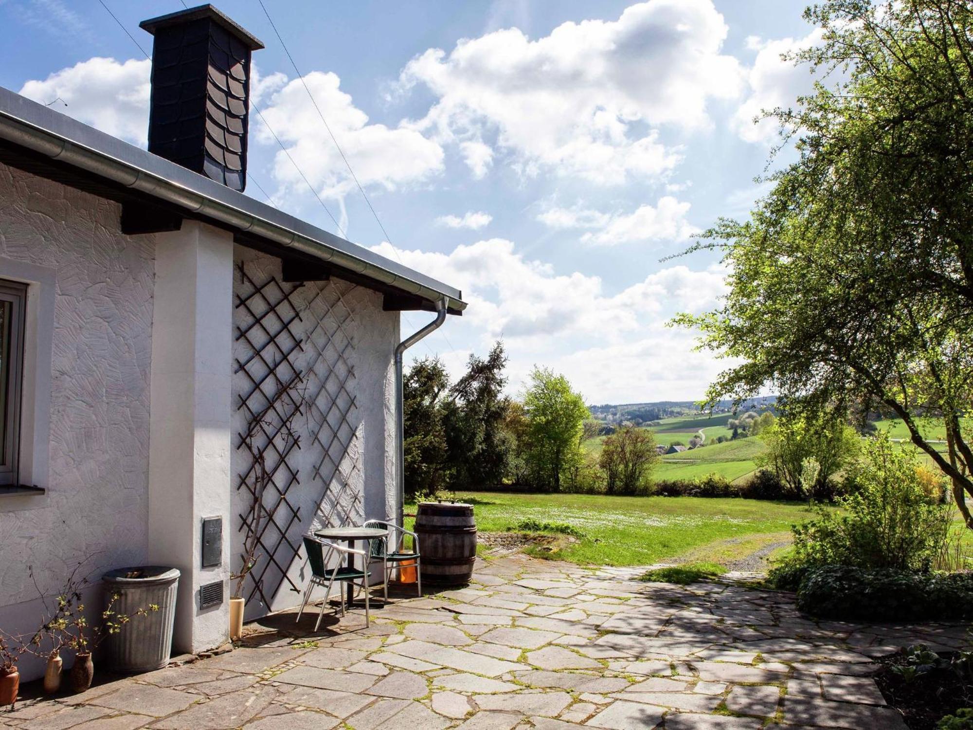 Modern Holiday Home in Kleinich Germany with Hill Views Exterior foto