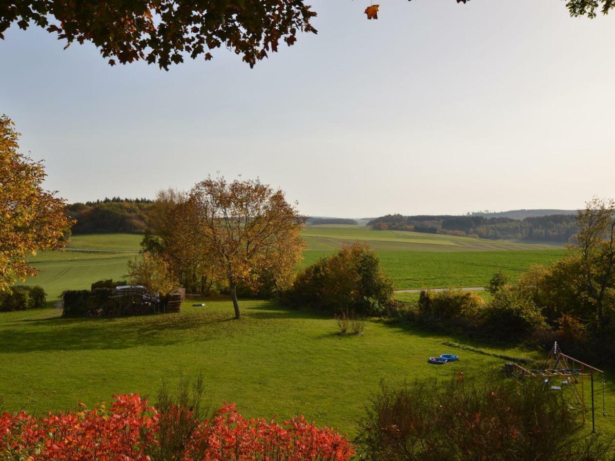 Modern Holiday Home in Kleinich Germany with Hill Views Exterior foto